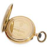 Taschenuhr: frühe rotgoldene Präzisionstaschenuhr, signiert J. Calame Robert, Ankerchronometer No. 71145, ca. 1890 - фото 4