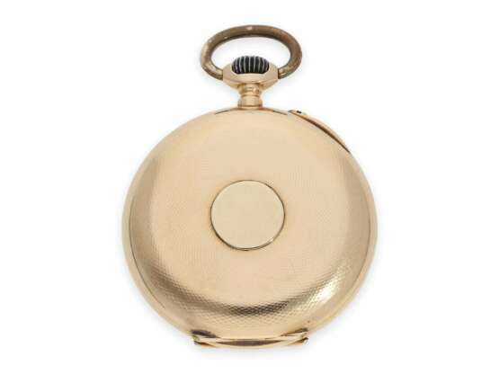 Taschenuhr: frühe rotgoldene Präzisionstaschenuhr, signiert J. Calame Robert, Ankerchronometer No. 71145, ca. 1890 - Foto 6