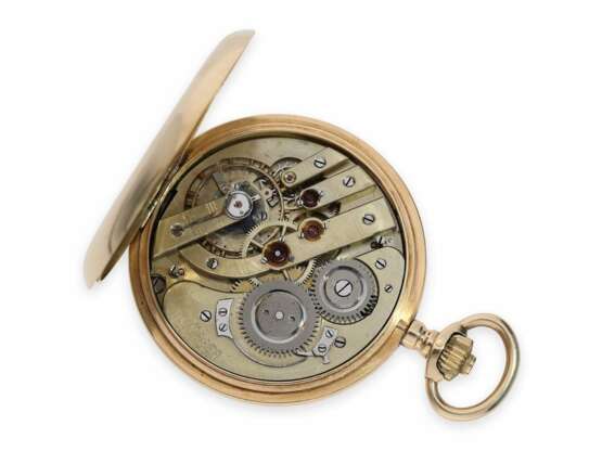 Taschenuhr: besonders schweres und äußerst massives Ankerchronometer von Henry Moser, ca.1905 - photo 2