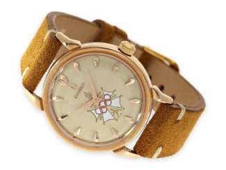 Armbanduhr: vintage Omega Rarität, REF. 2850 S.C. "LAQUERED DIAL - SEAMASTER XVI" von 1956, limitiert auf 100 Exemplare zur Olympiade in Melbourne