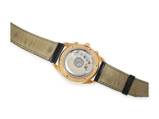 Armbanduhr: seltener, rotgoldener automatischer Chronograph von Girard Perregaux, "Olimpico" Ref. 4900, 90er Jahre, mit Originalbox - Foto 3