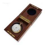 Taschenuhr: bedeutendes, goldenes John Arnold Taschenchronometer No. 23/324, London 1783 - Foto 3