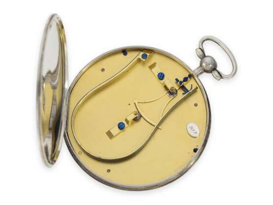 Taschenthermometer: einziges uns bekanntes Houriet Taschenthermometer mit rückseitigem Kompaß und Originalschatulle, No.927, gefertigt für den osmanischen Markt, ca. 1810 - Foto 3