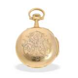 Taschenuhr: hochfeines und extrem seltenes französisches Louis XVI-Style Taschenchronometer mit Originalbox, Maingourd Freres Le Mans No.50653, ca.1870 - фото 2