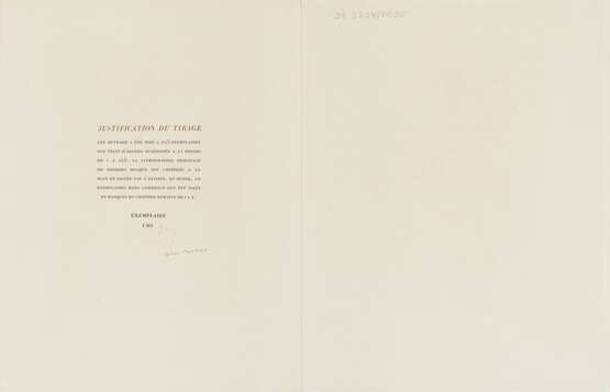 Braque, Georges (1881 Argenteuil - 1963 Paris). - Foto 3