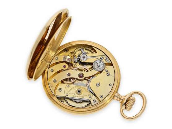 Taschenuhr: hochfeines Taschenchronometer Patek Philippe "Chronometro Gondolo", ca.1908 - Foto 2