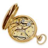 Taschenuhr: hochfeines Taschenchronometer Patek Philippe "Chronometro Gondolo", ca.1908 - Foto 2
