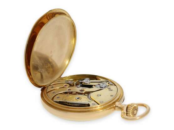 Taschenuhr: hochfeines Taschenchronometer Patek Philippe "Chronometro Gondolo", ca.1908 - Foto 3