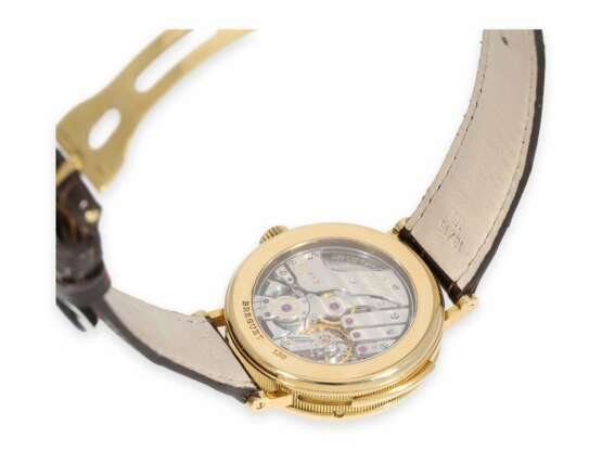 Armbanduhr: extrem seltene und extrem hochwertige astronomische Breguet Armbanduhr mit Minutenrepetition und ewigem Kalender, Ref. "Souscription", limitiert auf 300 Stück in den 90er Jahren - фото 3
