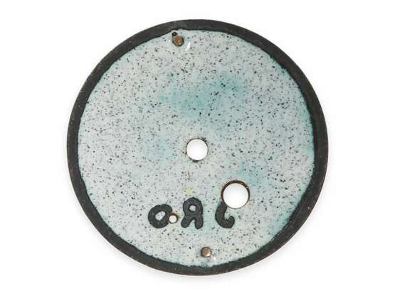 Anhängeuhr: absolute Rarität, Gold/Emaille-Formuhr in Drachenform/Raute mit Repetition auf Glocke und Perlenbesatz, vermutlich Genf um 1800 - фото 10