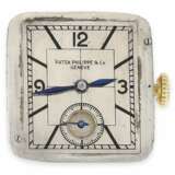 Armbanduhr: eine der seltensten Patek Philippe Armbanduhren aus der Zeit des Art déco, "Piece Unique", die einzige Uhr der Ref.1930, die gefertigt wurde, mit Originalbox mit Wechselzifferblatt, Stammbuchauszug und diversen Patek Philippe Dokumenten - photo 12