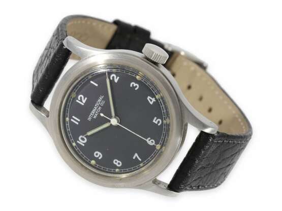 Armbanduhr: seltene, nahezu ungebrauchte IWC Fliegeruhr mit militärischer Kennzeichnung, Mark XI aus der 1. Serie von 1948 - Foto 1