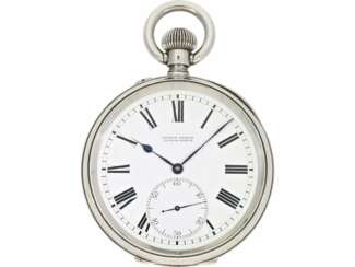 Taschenuhr/Chronometer: seltenes und hervorragend erhaltenes Ulysse Nardin Beobachtungschronometer/Marinechronometer, ca. 1918, dazu Ulysse Nardin Prospekt