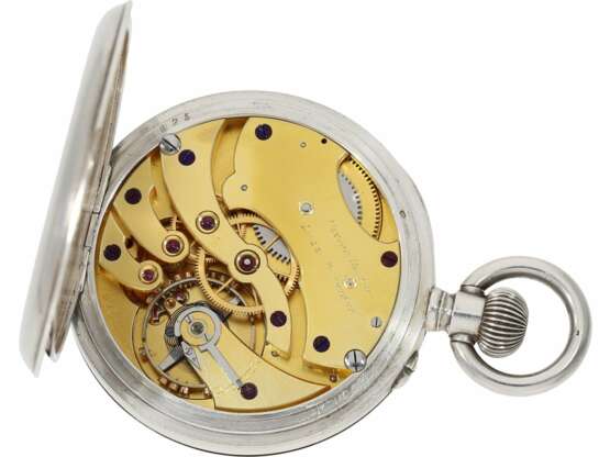 Taschenuhr/Chronometer: seltenes und hervorragend erhaltenes Ulysse Nardin Beobachtungschronometer/Marinechronometer, ca. 1918, dazu Ulysse Nardin Prospekt - photo 3