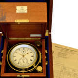 Marinechronometer: Glashütter Uhrenbetriebe (GUB) Marinechronometer Kaliber 100 Qualität 1, No.12865, Bauart Lange & Söhne Glashütte, hergestellt 1951-1976 - фото 1