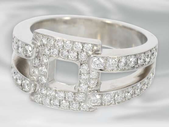 Ring: sehr attraktiver Weißgoldring in modernem Design, Brillanten von ca. 1,23ct, 18K Weißgold, ungetragen - фото 2
