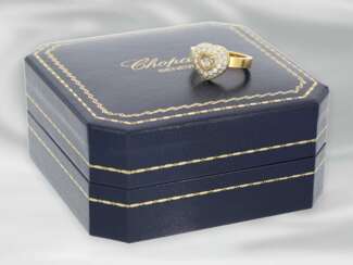 Ring: hochwertiger Chopard Brillantring "Happy Diamonds", Ref.82/1006-20, mit Box und Zertifikat, ungetragen