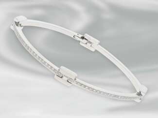 Armband: dekoratives Brillant/Goldschmiedearmband aus 18K Weißgold, neuwertig, lt. Etikett NP ca. 3.375€