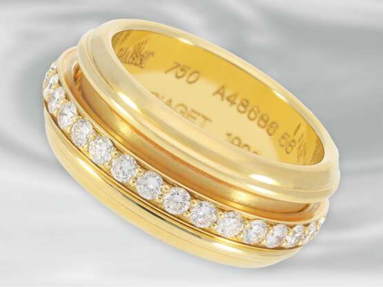 Ring: sehr hochwertiger Brillant-Goldschmiedering aus dem Hause Piaget, 18K Gold, ungetragener Zustand, NP 6.650€ - photo 1