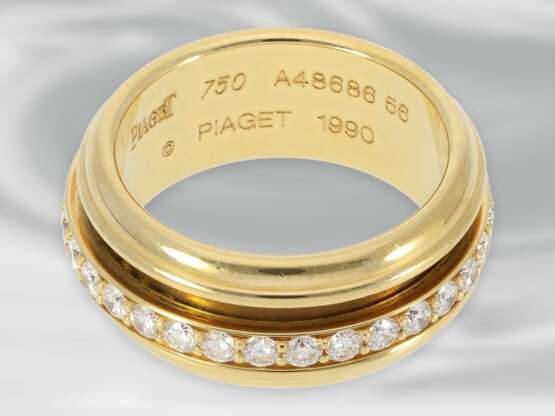 Ring: sehr hochwertiger Brillant-Goldschmiedering aus dem Hause Piaget, 18K Gold, ungetragener Zustand, NP 6.650€ - photo 2