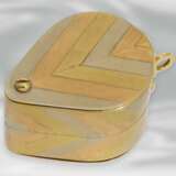 Lupe: äußerst hochwertige und dekorative Tricolor Lupe aus 18K Gold - Foto 1