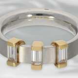 Ring: moderner Designerring aus Platin, hochfeiner Diamantbesatz von 0,74ct, neuwertig und ungetragen, NP lt. Etikett über 8000,-€ - photo 5