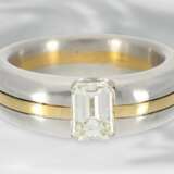 Ring: äußerst hochwertiger und massiv gefertigter Platinring mit Diamantbesatz, ca. 0,85ct, NP ca. 8000,-€ - фото 3