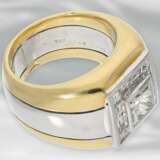 Ring: schwerer und massiver, äußerst hochwertiger und ehemals sehr teurer Diamant-Goldschmiedering, ca. 2,33ct, ungetragen! - фото 3