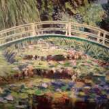 “Pond Monet” Canvas Oil paint Impressionist Landscape painting 2019 - photo 1