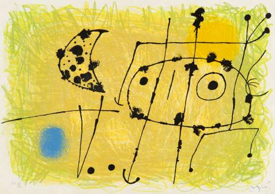 Miró, Joan (1893 Barcelona - 1983 Calamajor/Mallorca). - photo 1