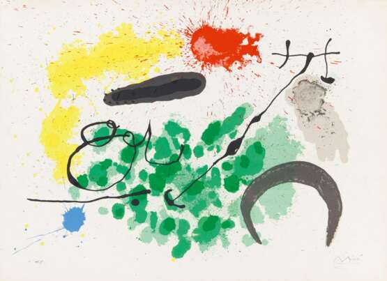 Miró, Joan (1893 Barcelona - 1983 Calamajor/Mallorca). - Foto 1