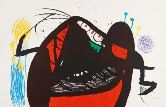 Miró, Joan (1893 Barcelona - 1983 Calamajor/Mallorca).  - photo 1