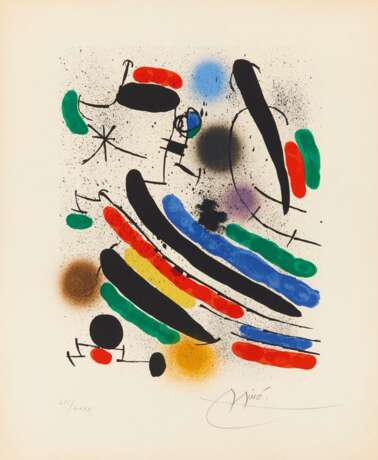 Miró, Joan (1893 Barcelona - 1983 Calamajor/Mallorca). - Foto 1