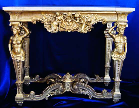 “Console Louis XIV  XVIII century.” Gilding France XVIII - photo 1