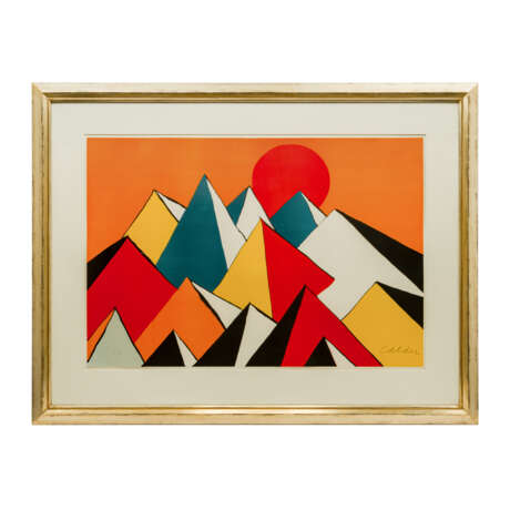 CALDER, ALEXANDER (1898-1976), "Komposition mit Pyramiden", - Foto 2