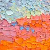 „Rote Steppe“ Leinwand Ölfarbe Abstractionismus Landschaftsmalerei 2014 - Foto 3