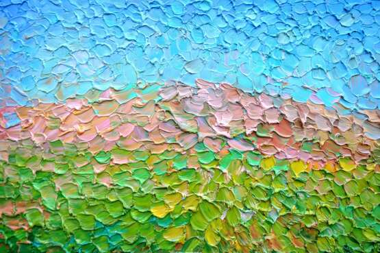 Степи Тамани Canvas Oil paint Impressionism Landscape painting 2013 - photo 2