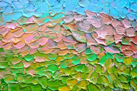 Степи Тамани Leinwand Ölfarbe Impressionismus Landschaftsmalerei 2013 - Foto 5