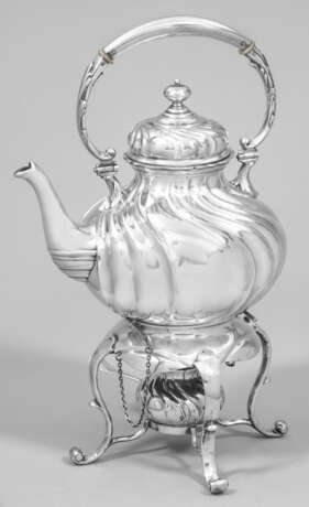 Biedermeier-Teekanne mit Rechaud - фото 1