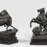 Paar Skulpturen "Kämpfende Amazone" und "Löwenkämpfer" - фото 1