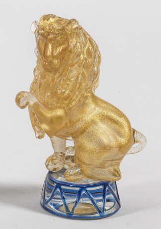 Löwen-Glasskulptur von Ermanno Nason - Foto 1