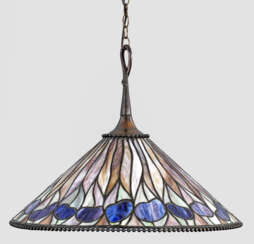 Jugendstil-Deckenlampe im Tiffany-Stil