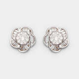 Paar dekorative Diamantohrringe - Foto 1