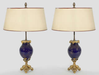 Paar dekorative Tischlampen