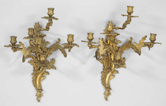 Paar Wandappliken im Louis XV-Stil - фото 1