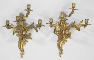 Paar Wandappliken im Louis XV-Stil