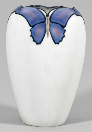 Ziervase mit Schmetterlingsdekor - photo 1