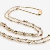 Perlenkette mit Goldkugeln - photo 3