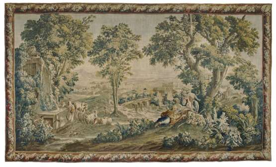 Frankreich (Aubusson), 2. Hälfte 18. Jahrhundert. Tapisserie - Foto 1