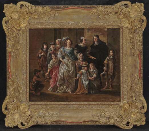 Netherlands. Netherlands, Mid-17th. Century. Familienbildnis - photo 2
